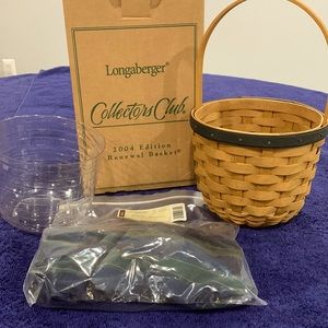 Longaberger Collectors Club 2004 Edition Renewal basket set. Signed by Mary!